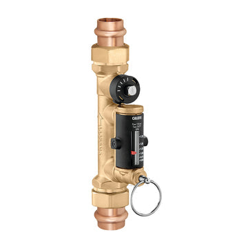 Caleffi 132556AFC QuickSetter+ Balancing Valve w/ Flowmeter Union, 3/4" Press 2 - 7 GPM Low Lead