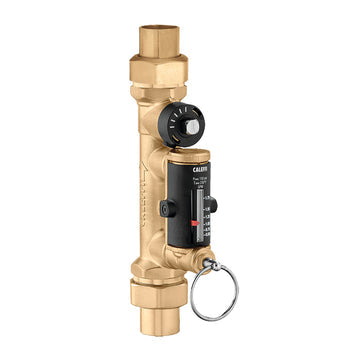 Caleffi 132459AFC QuickSetter+ Balancing Valve w/ Flowmeter Union, 1/2" Sweat 2 - 7 GPM Low Lead