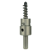 Milwaukee 49-57-0035 carbide quick change arbor with spiral flute design and cylindrical shank connection.
