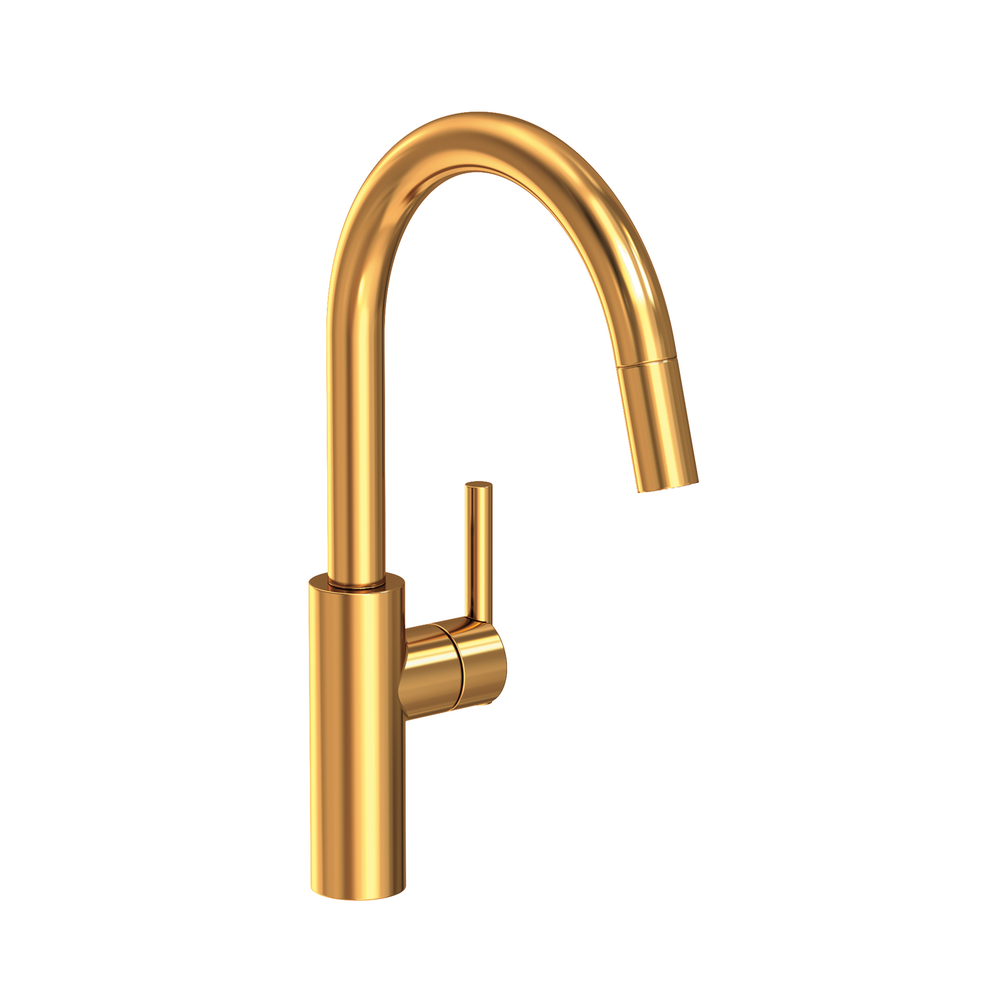 Newport Brass East Linear 1.8 GPM Single Hole Pull Down Kitchen Faucet