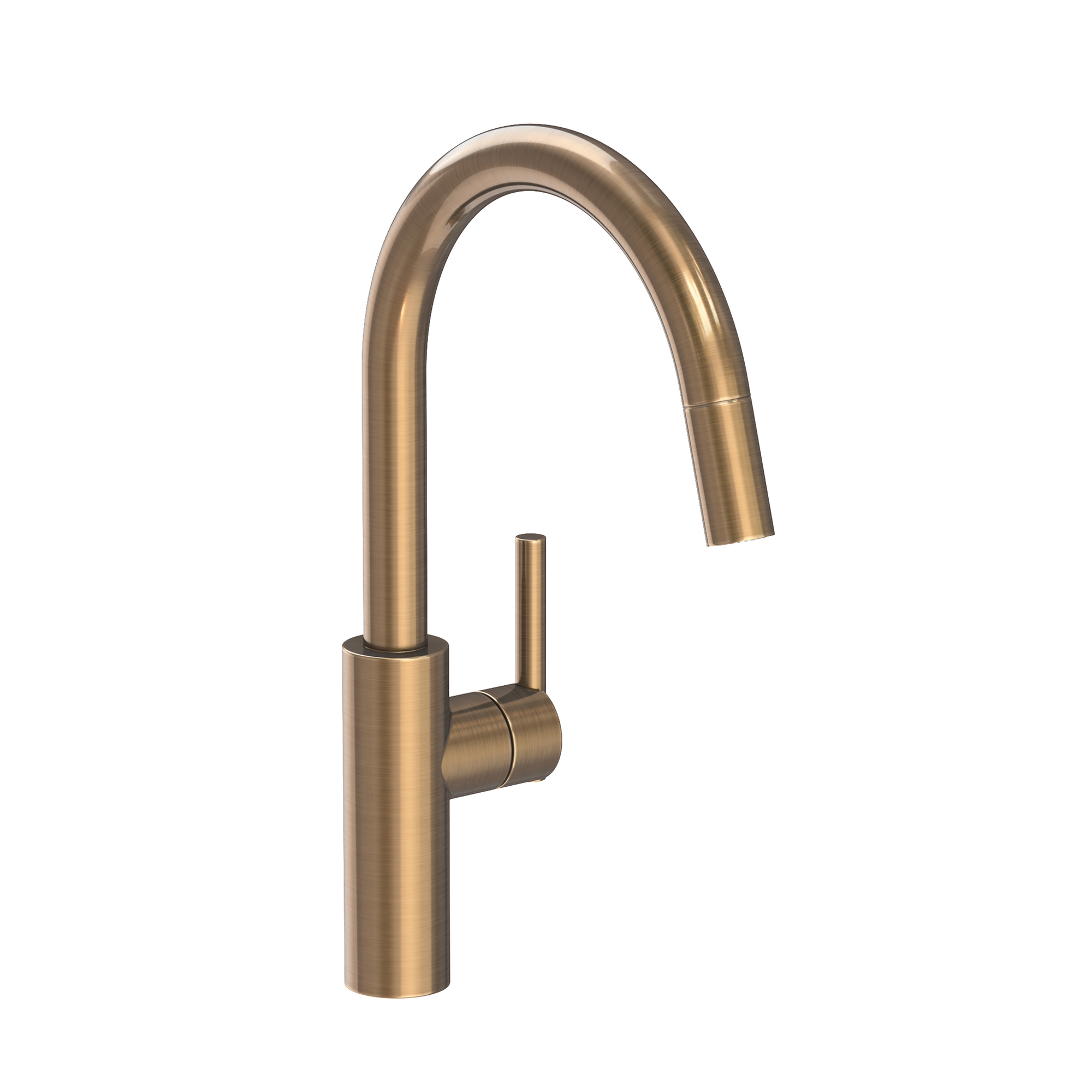 Newport Brass East Linear 1.8 GPM Single Hole Pull Down Kitchen Faucet