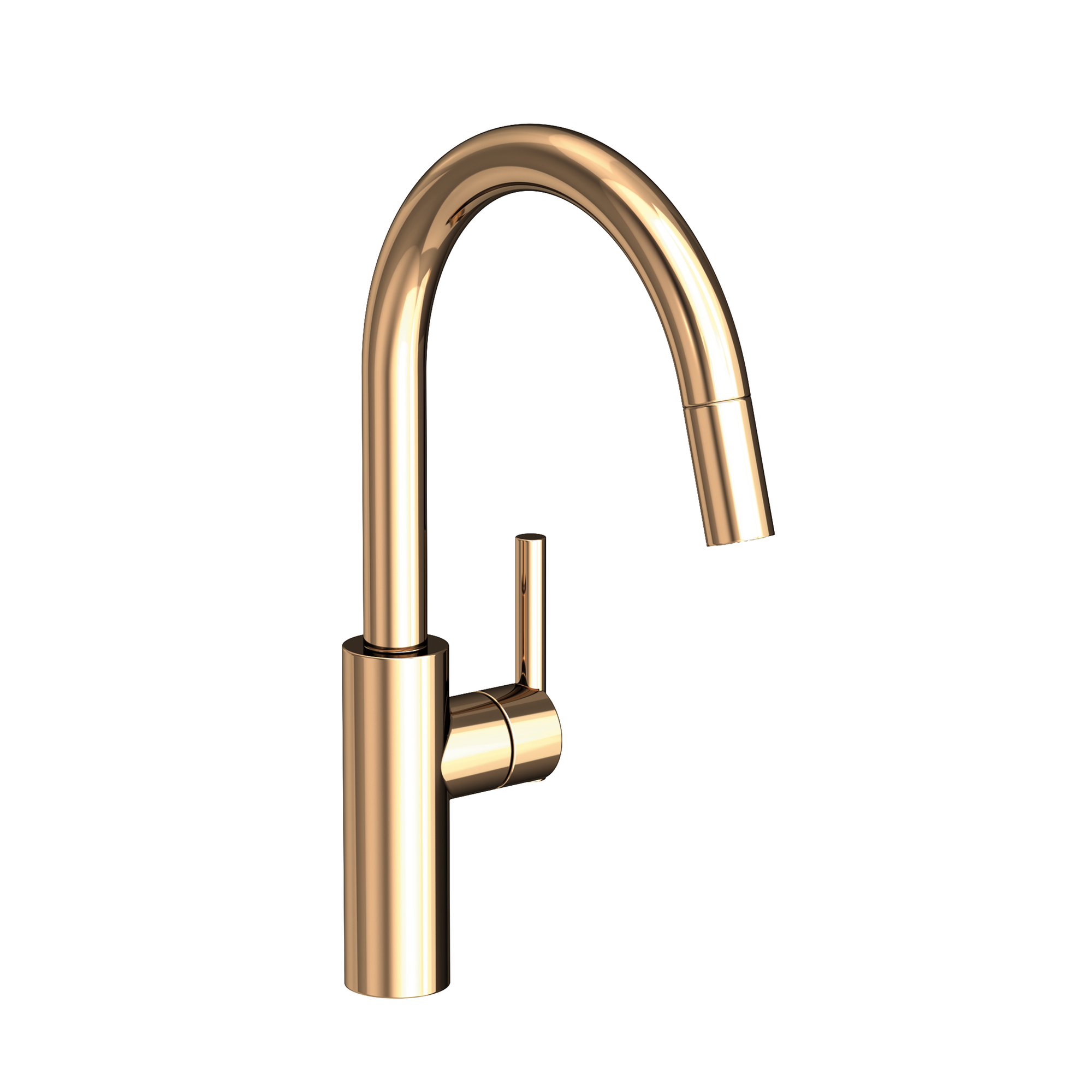 Newport Brass East Linear 1.8 GPM Single Hole Pull Down Kitchen Faucet