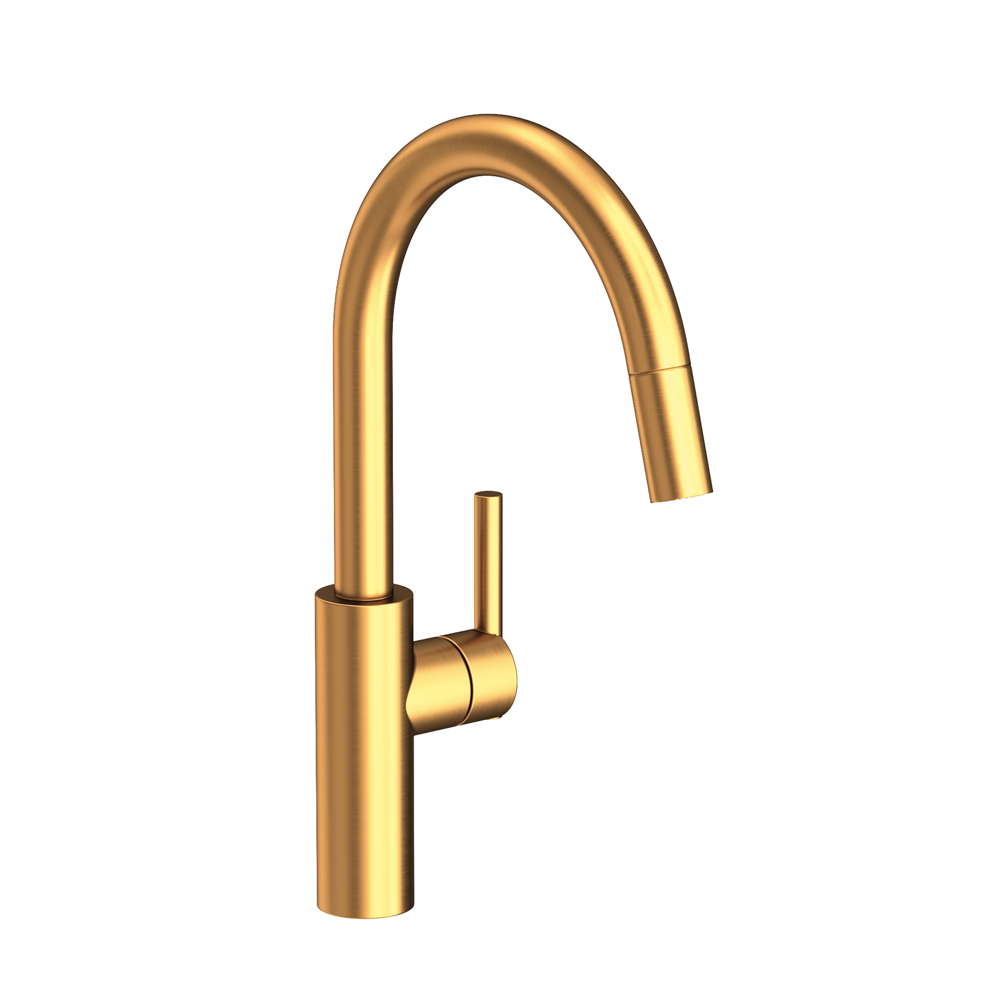 Newport Brass East Linear 1.8 GPM Single Hole Pull Down Kitchen Faucet