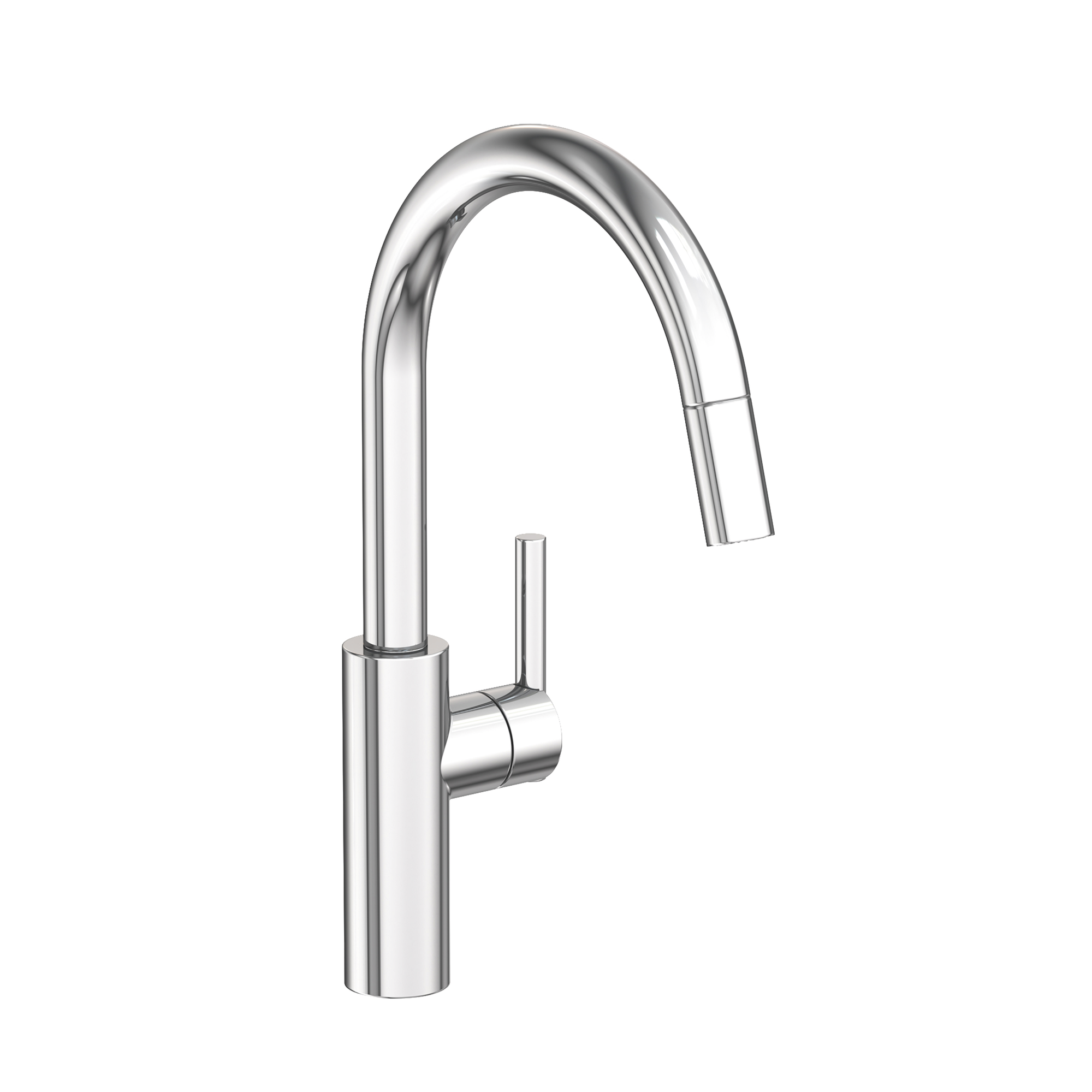 Newport Brass East Linear 1.8 GPM Single Hole Pull Down Kitchen Faucet