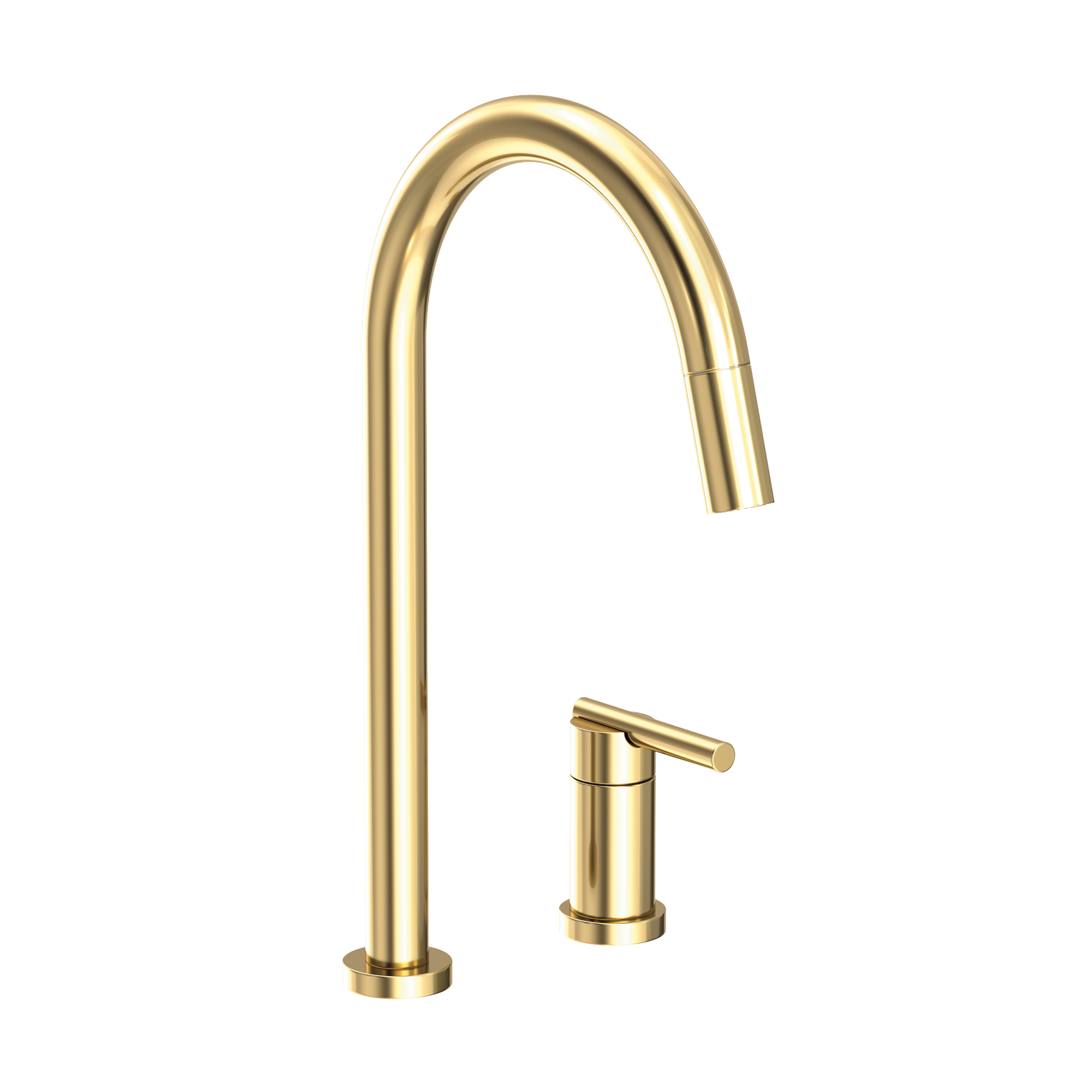 Newport Brass East Linear 1.8 GPM Widespread Pull Down Kitchen Faucet