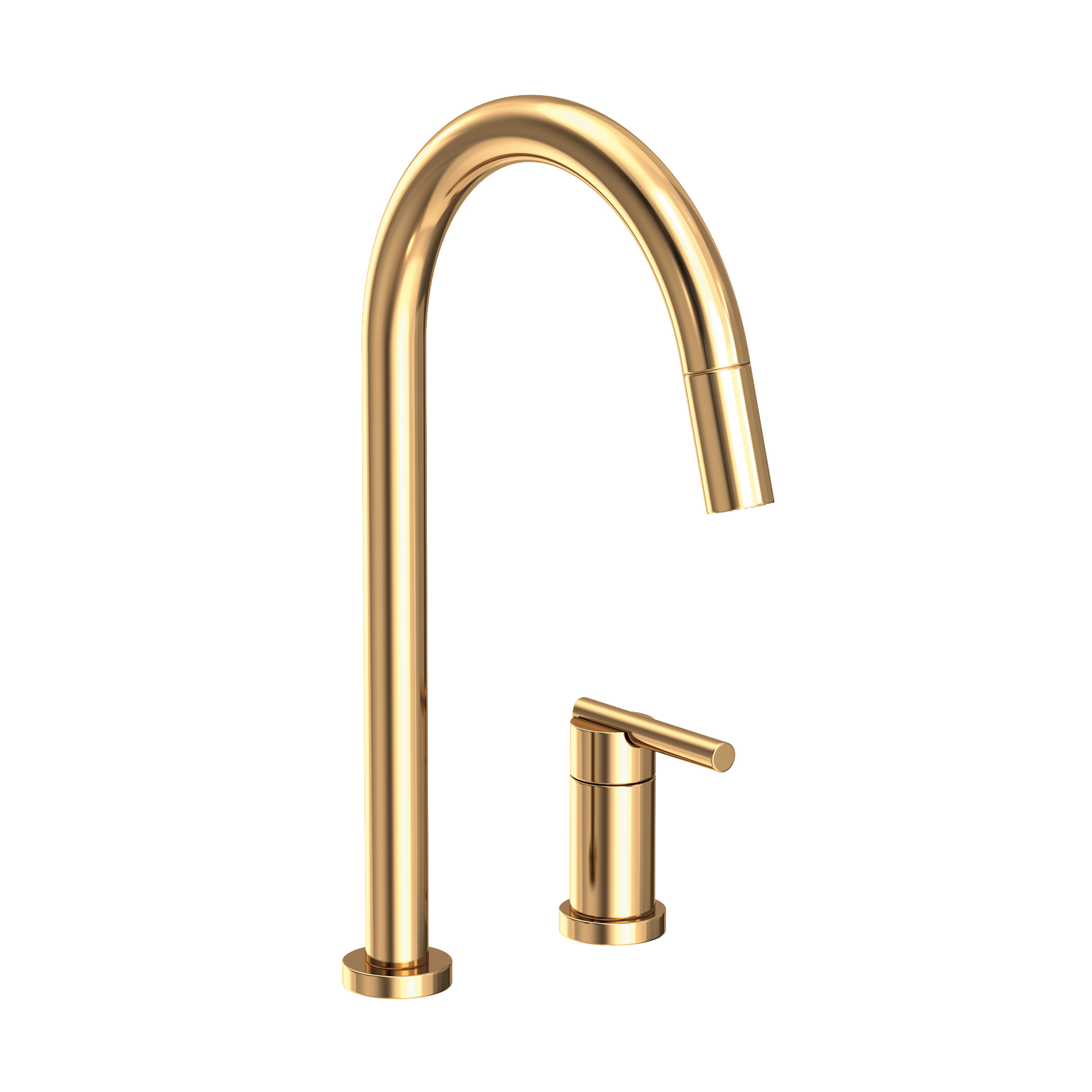 Newport Brass East Linear 1.8 GPM Widespread Pull Down Kitchen Faucet