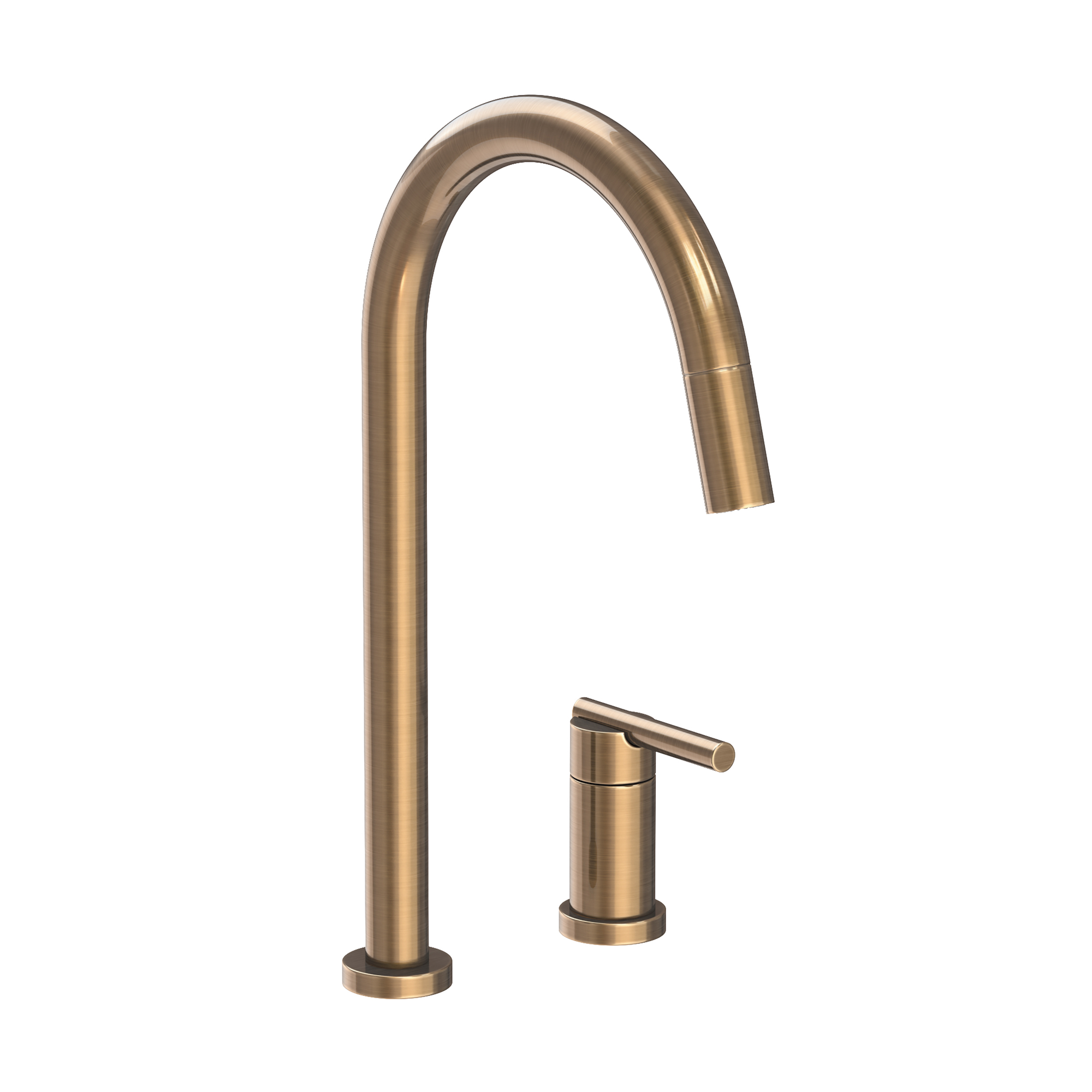 Newport Brass East Linear 1.8 GPM Widespread Pull Down Kitchen Faucet