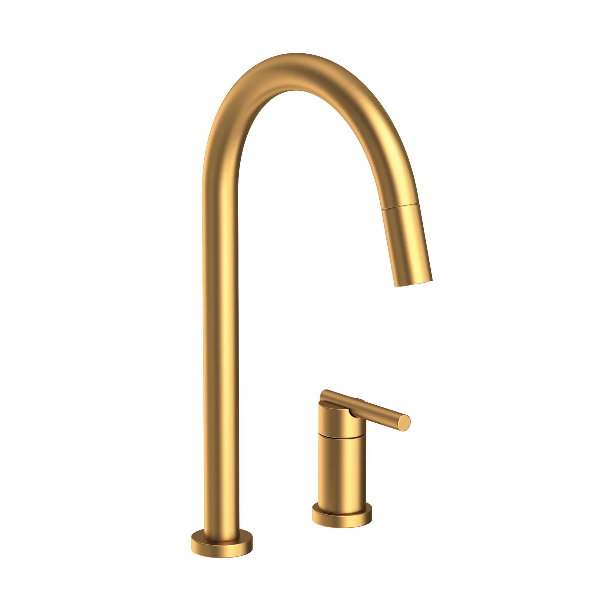 Newport Brass East Linear 1.8 GPM Widespread Pull Down Kitchen Faucet