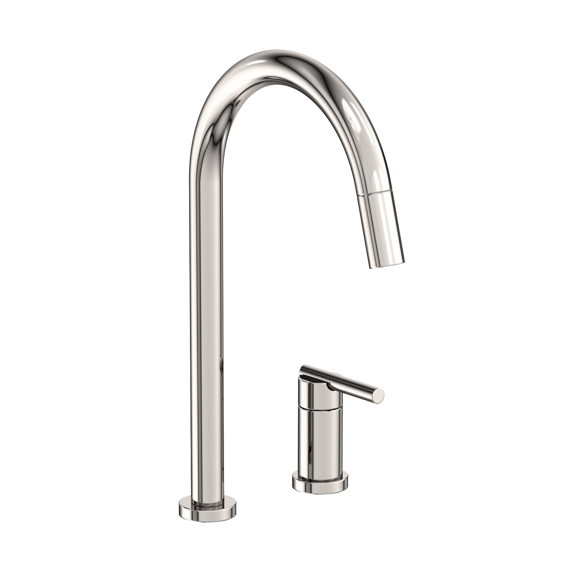 Newport Brass East Linear 1.8 GPM Widespread Pull Down Kitchen Faucet