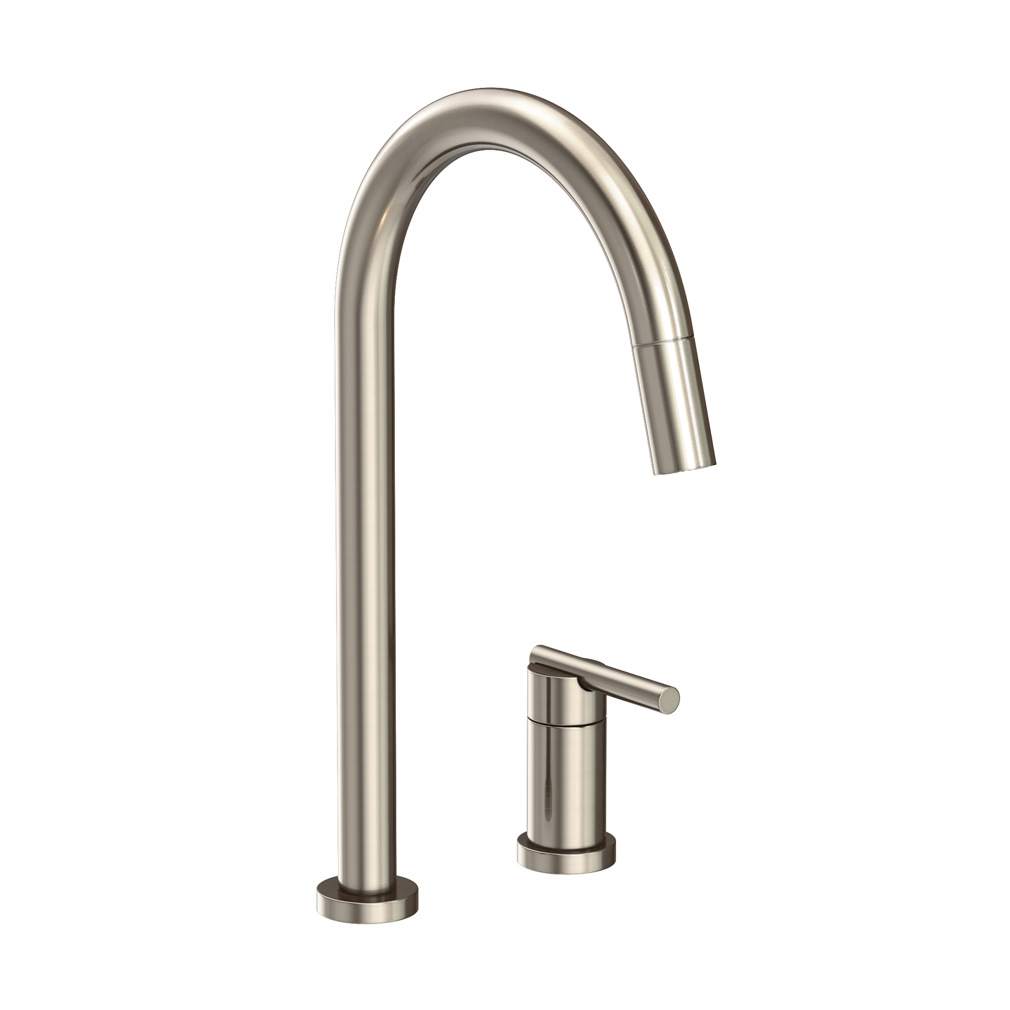 Newport Brass East Linear 1.8 GPM Widespread Pull Down Kitchen Faucet