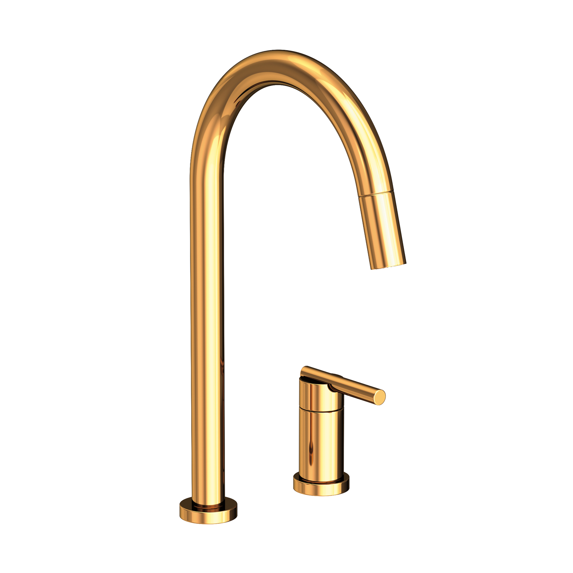 Newport Brass East Linear 1.8 GPM Widespread Pull Down Kitchen Faucet