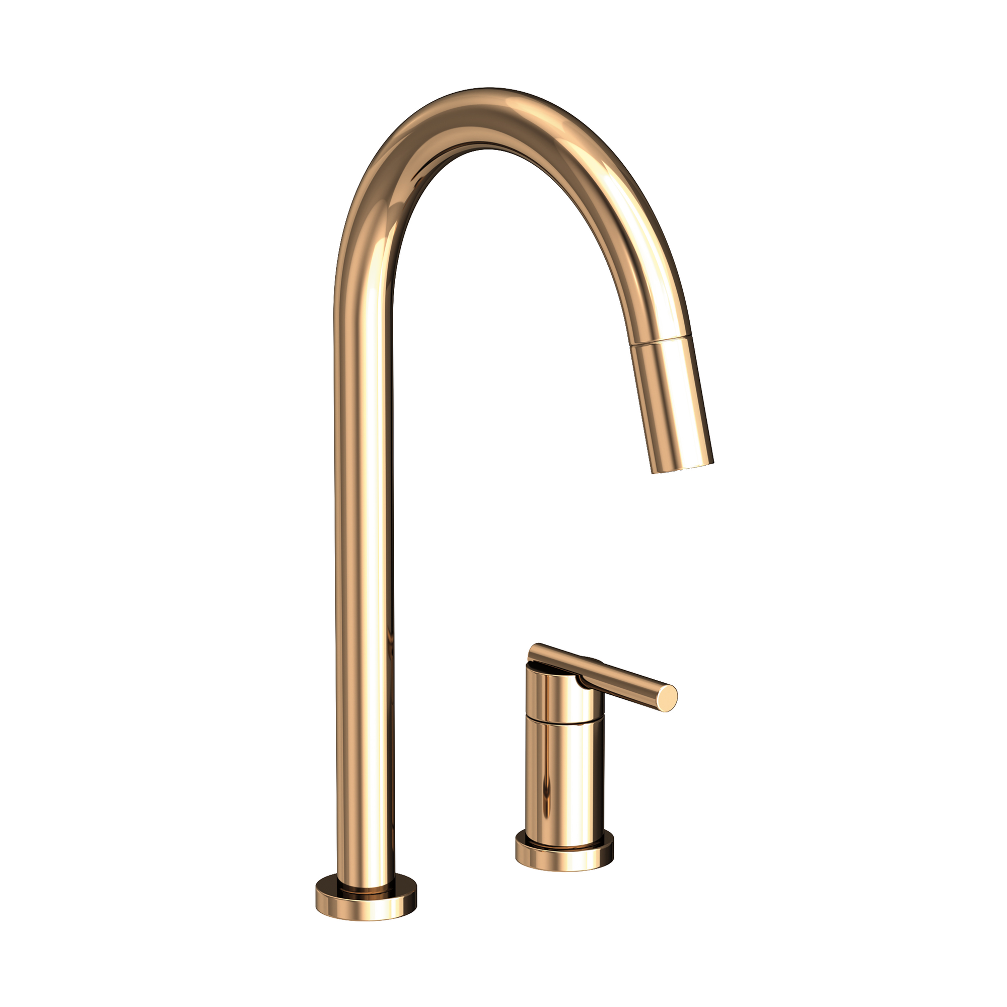 Newport Brass East Linear 1.8 GPM Widespread Pull Down Kitchen Faucet