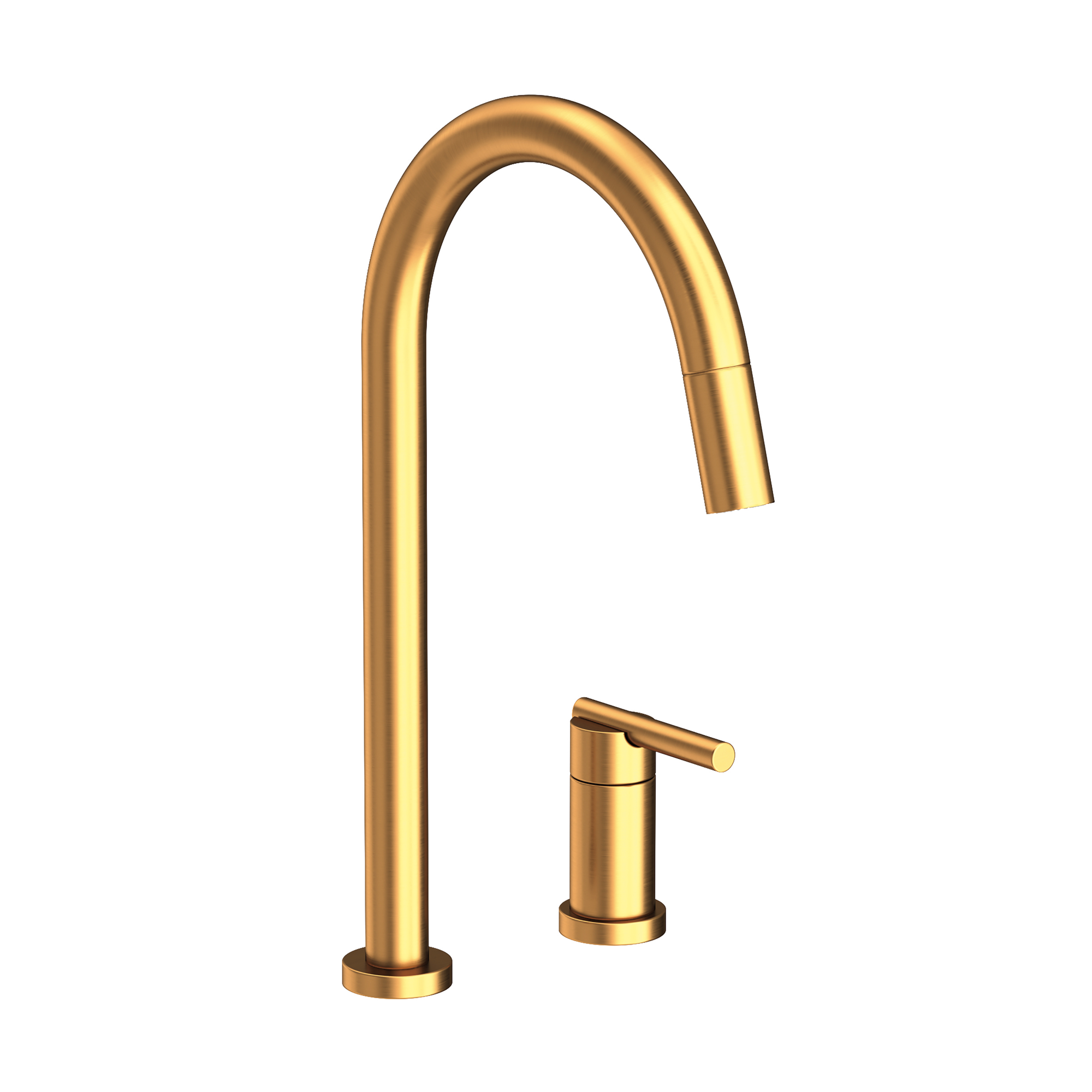 Newport Brass East Linear 1.8 GPM Widespread Pull Down Kitchen Faucet