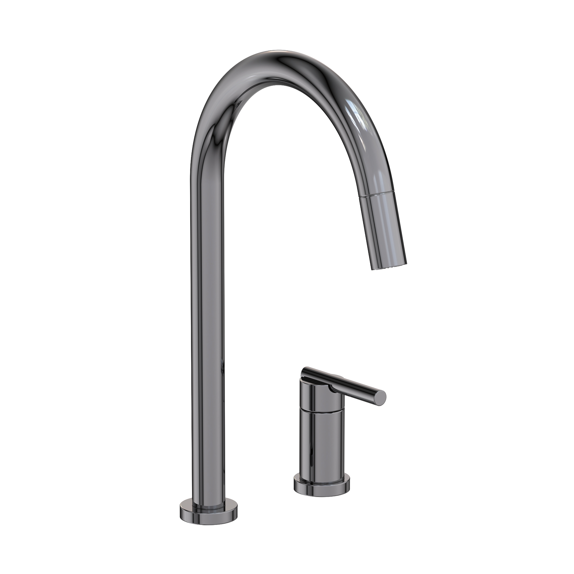 Newport Brass East Linear 1.8 GPM Widespread Pull Down Kitchen Faucet