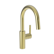 Newport Brass East Linear 1.8 GPM Single Hole Pull Down Bar & Prep Faucet