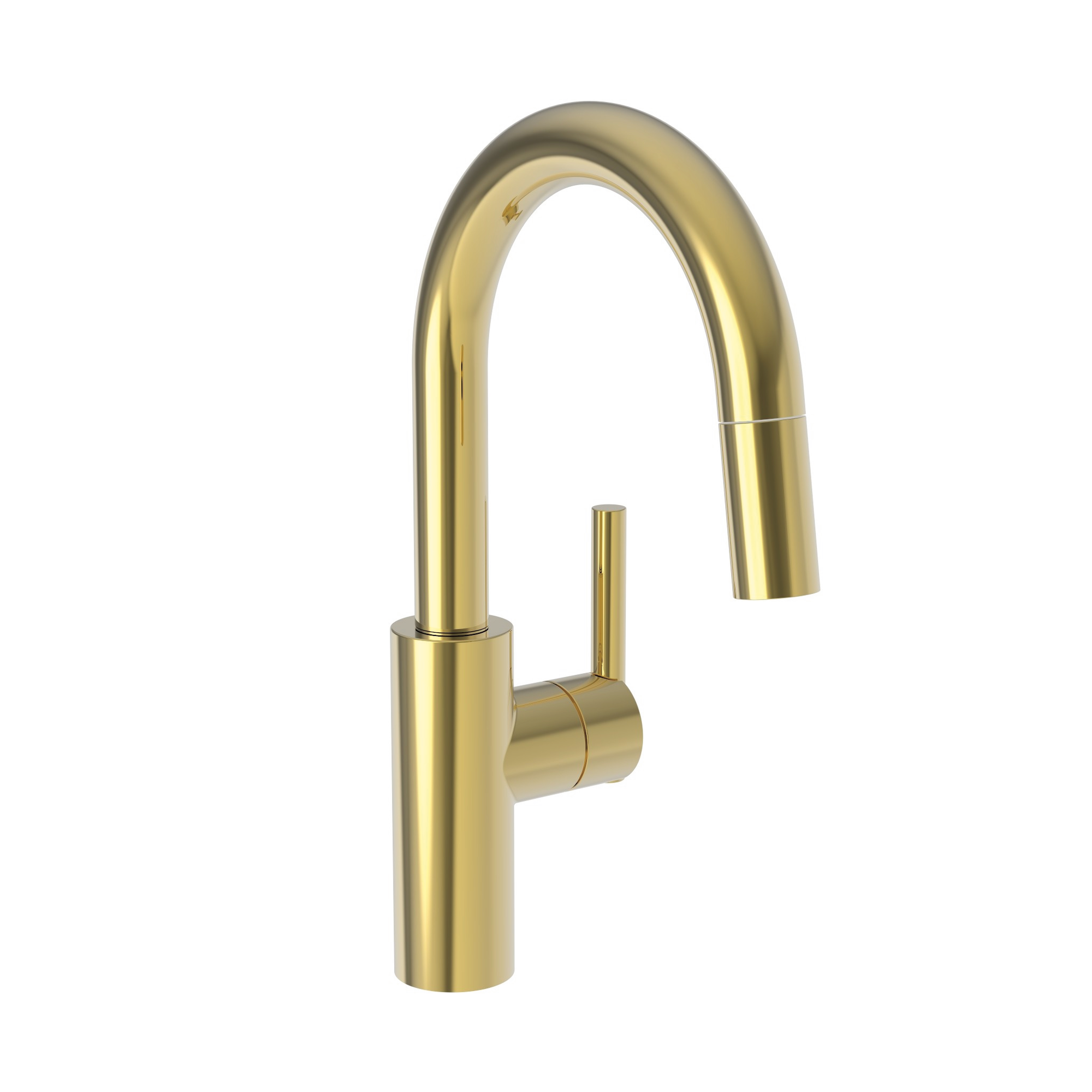Newport Brass East Linear 1.8 GPM Single Hole Pull Down Bar & Prep Faucet
