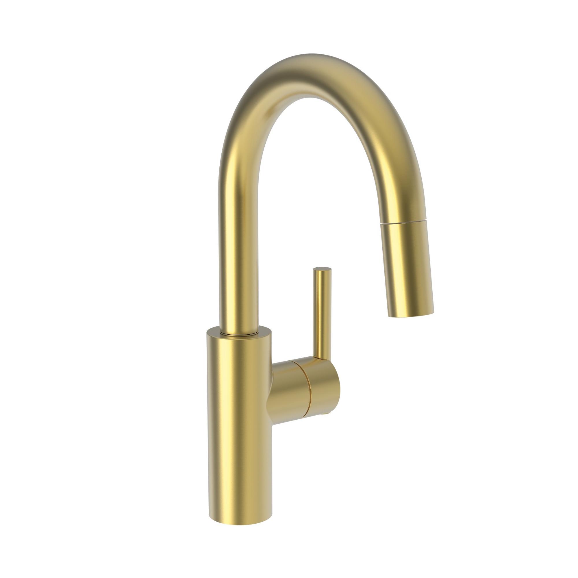 Newport Brass East Linear 1.8 GPM Single Hole Pull Down Bar & Prep Faucet