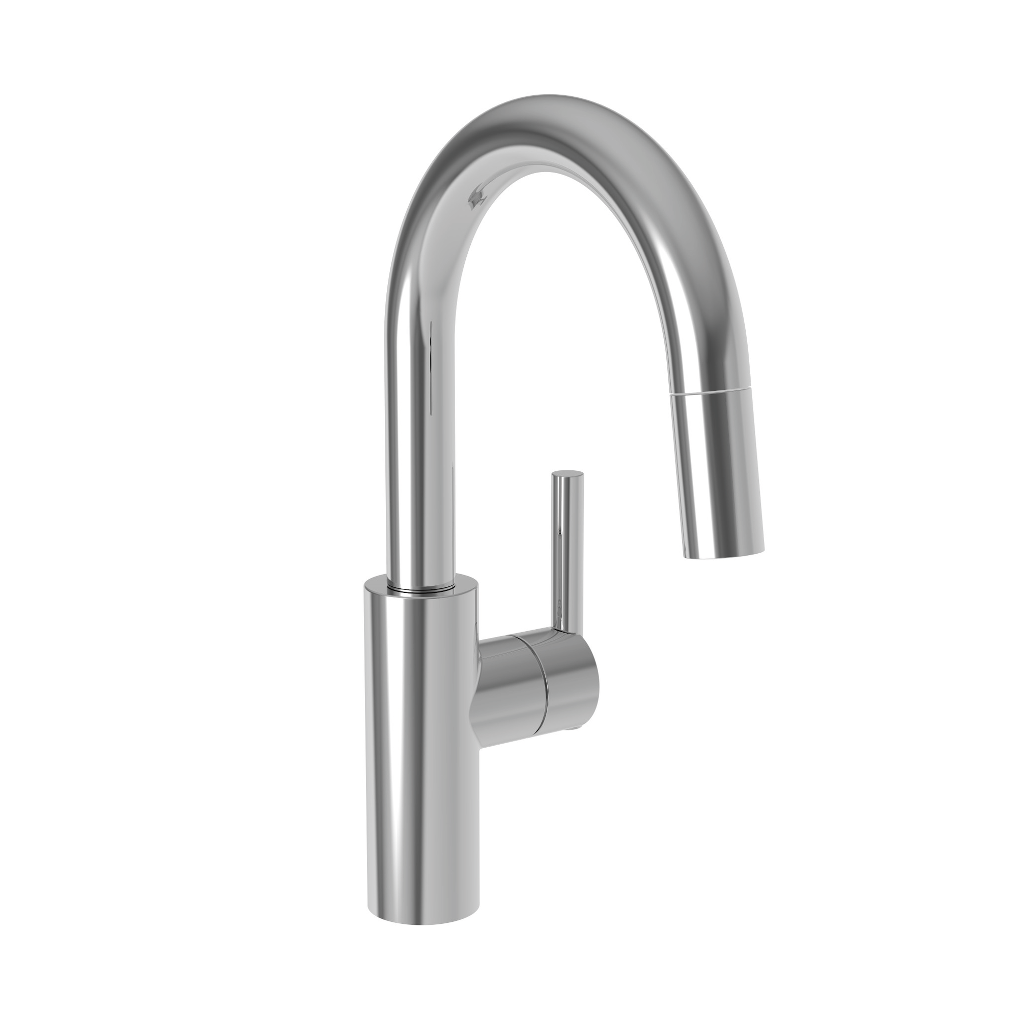 Newport Brass East Linear 1.8 GPM Single Hole Pull Down Bar & Prep Faucet