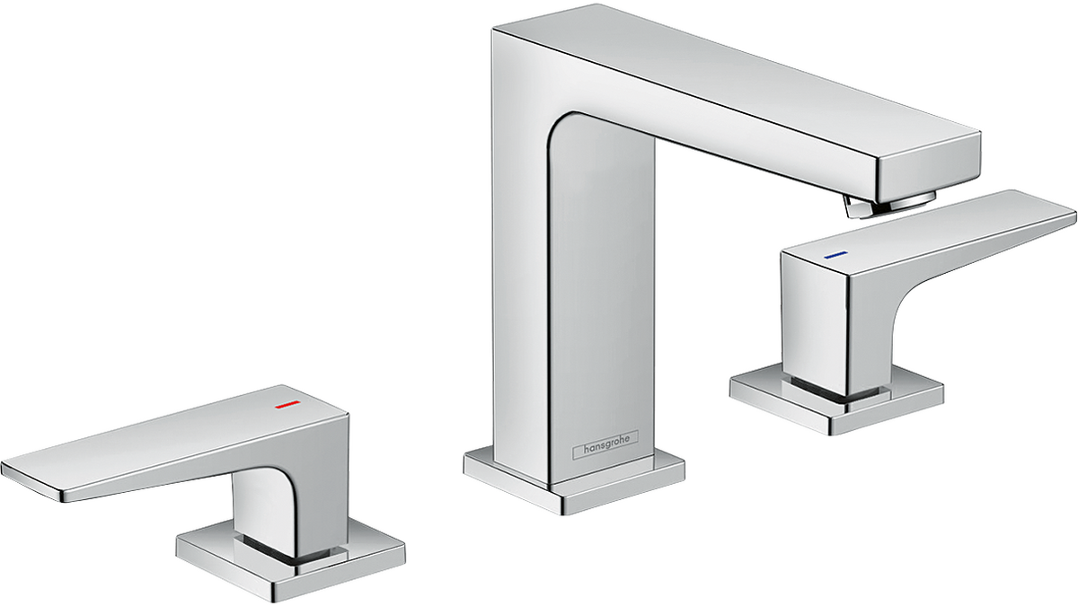 Hansgrohe Metropol 1.2 GPM Widespread Bathroom Faucet with Pop-Up Drain