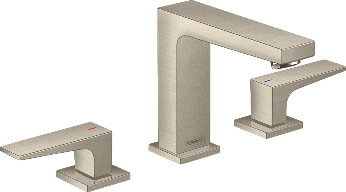 Hansgrohe Metropol 1.2 GPM Widespread Bathroom Faucet with Pop-Up Drain