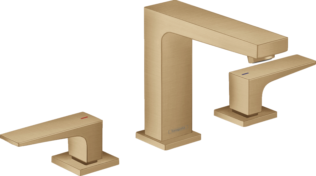 Hansgrohe Metropol 1.2 GPM Widespread Bathroom Faucet with Pop-Up Drain