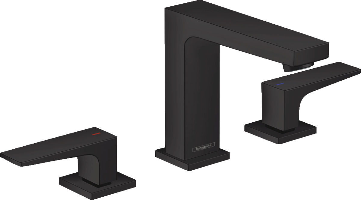 Hansgrohe Metropol 1.2 GPM Widespread Bathroom Faucet with Pop-Up Drain