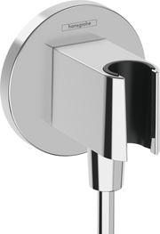 Hansgrohe FixFit S Round Wall Elbow with Handshower Holder