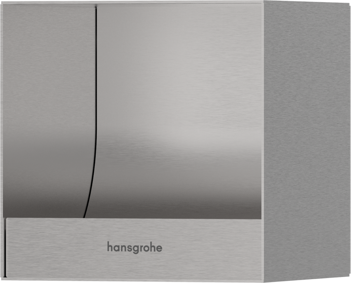 Hansgrohe XtraStoris Original Recessed, Wall-Mounted Toilet Paper Holder