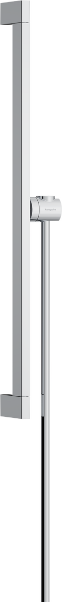 Hansgrohe Unica 24 In. Modern Style Shower Slide Bar with Handshower Hose