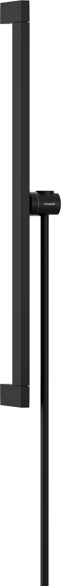 Hansgrohe Unica 24 In. Modern Style Shower Slide Bar with Handshower Hose