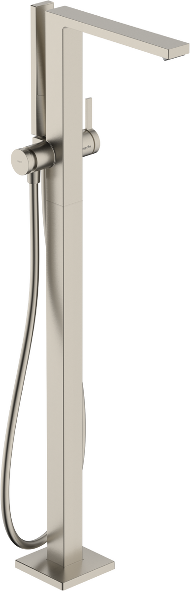 Hansgrohe Tecturis E Freestanding Floor Mounted Tub Filler with Diverter & Handshower