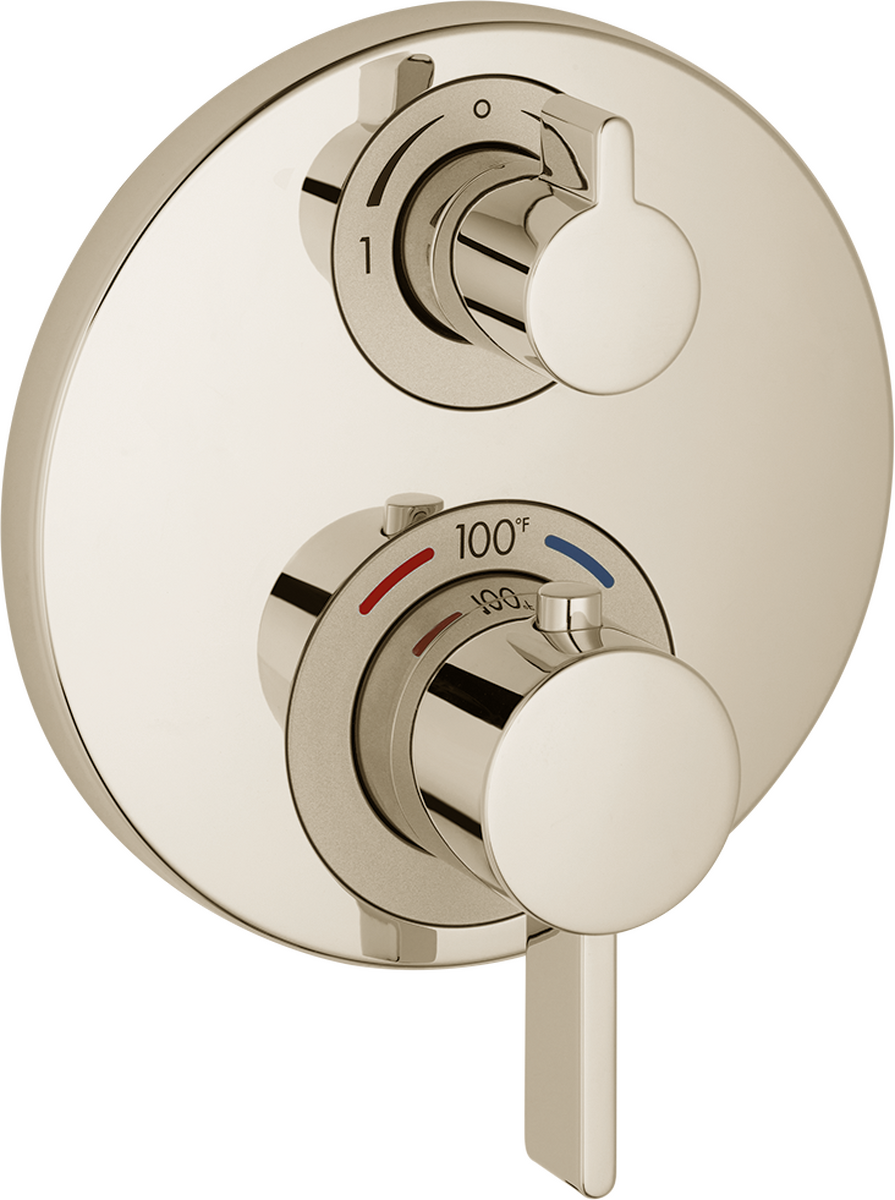 Hansgrohe Ecostat S Thermostatic Trim with Volume Control & Diverter for 2 Functions