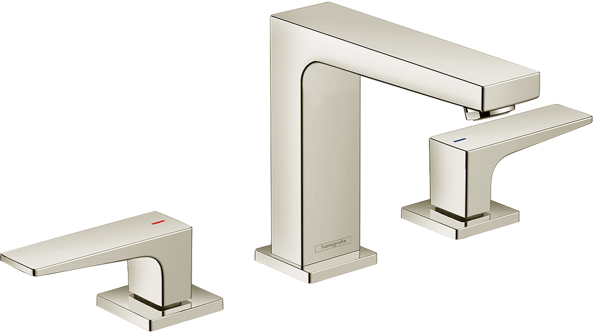 Hansgrohe Metropol 1.2 GPM Widespread Bathroom Faucet with Pop-Up Drain