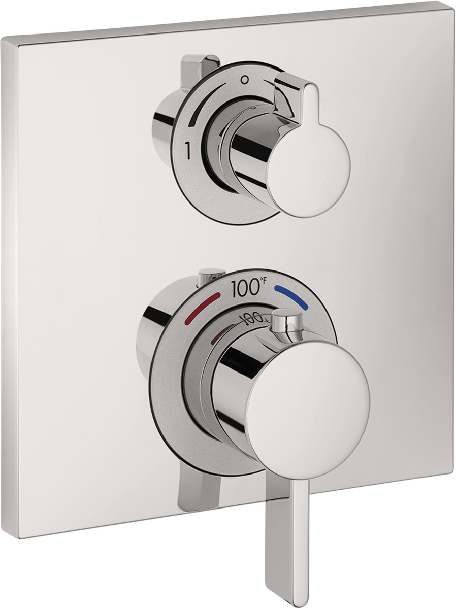 Hansgrohe Ecostat Square Thermostatic Trim with Volume Control and Diverter