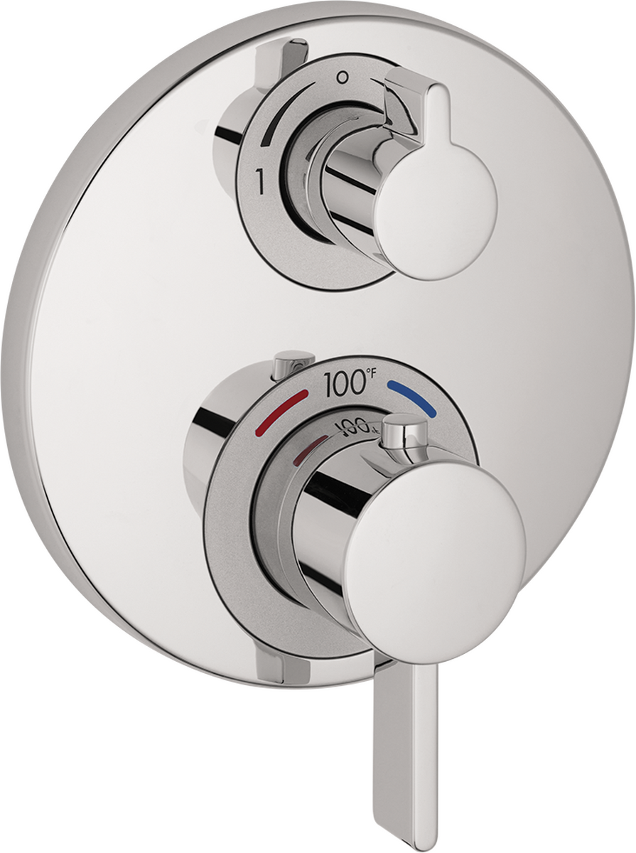Hansgrohe Ecostat S Thermostatic Trim with Volume Control & Diverter for 2 Functions