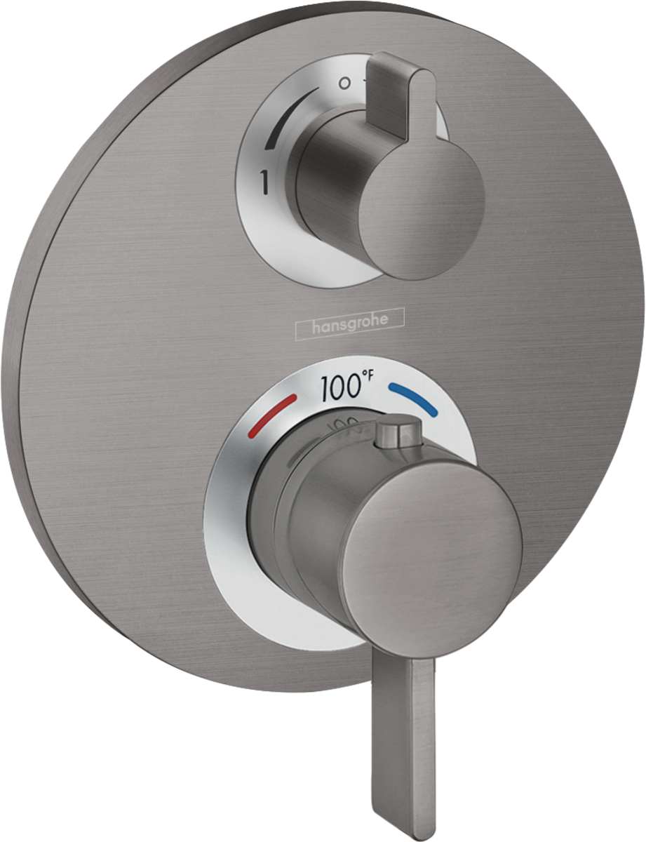 Hansgrohe Ecostat S Thermostatic Trim with Volume Control for 1 Function