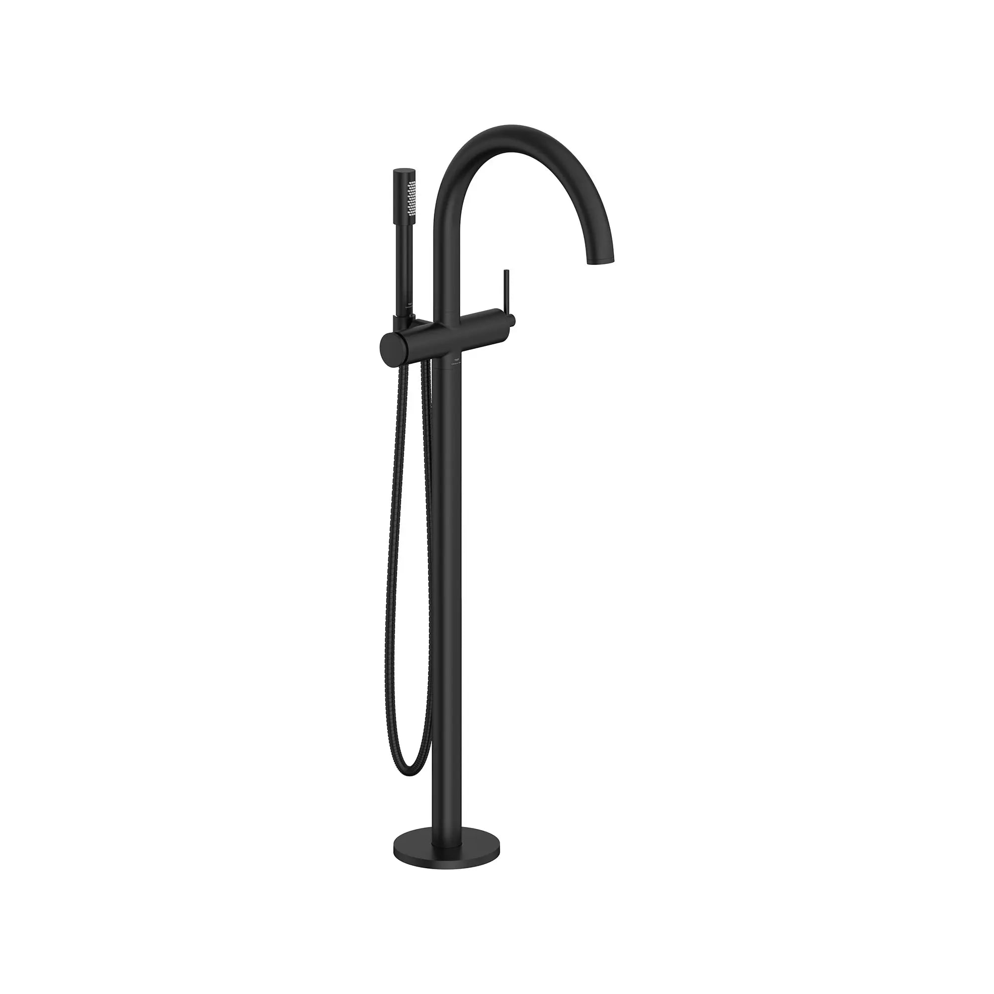 Grohe Atrio 1.75 GPM Single-Handle Freestanding Tub Faucet with Hand Shower - Matte Black