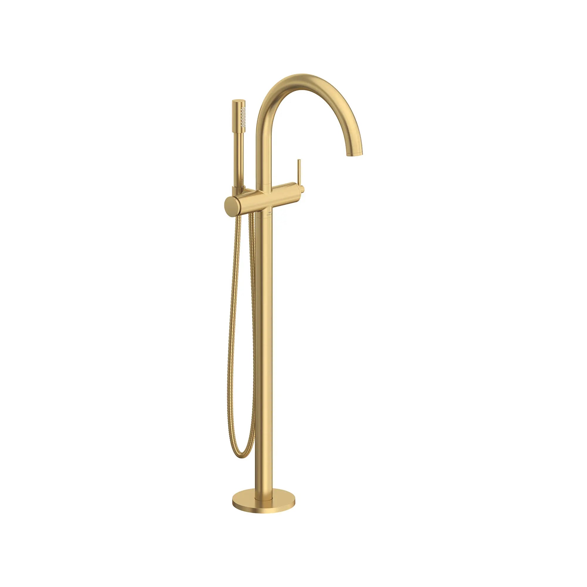 Grohe Atrio Single-Handle Freestanding Tub Faucet with Hand Shower - Brushed Cool Sunrise
