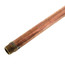 Copper freezeless wall faucet with metal handle and anti-siphon valve, 14 inches long.