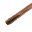 Woodford freezeless wall faucet with 8-inch spout and brown metal handle.