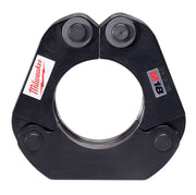 Black plastic ring attachment with four corner mounting points and central circular opening, marked with Milwaukee and M18 lo