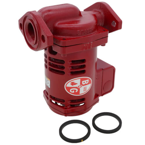 Bell & Gossett Series PL PL-36 1/6 HP 115V 40 GPM Maintenance Free Cast Iron Circulator Pump - 1BL001