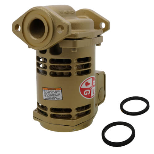 Bell & Gossett Series PL PL-36B 1/6 HP 115V 40 GPM Maintenance Free Lead Free Bronze Circulator Pump - 1BL003LF