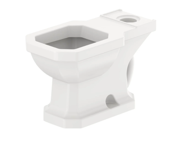 Duravit 1930 Series Elongated 1.28 GPF Single Flush Toilet Bowl - White