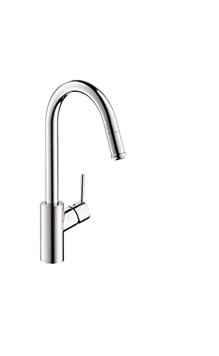 Hansgrohe 14872001 Talis S2 High Arc Kitchen Faucet, 1-Spray Pull-Down, 1.75 GPM in Chrome