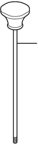 Delta Lockwood RP42580 Lift Rod & Finial - Diverter- Roman Tub in Chrome Finish