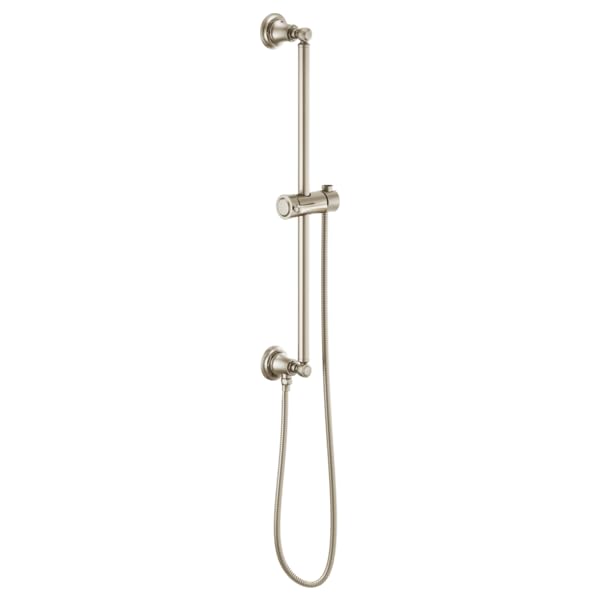 Brizo Universal Showering Classic Round Slide Bar with Hose
