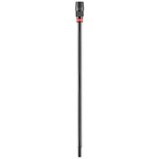 Black Milwaukee 24-inch hex extension with QUIK-LOK connector and red grip band near the top.