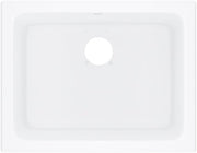 Rohl Allia 24" Fireclay Single Bowl Undermount Kitchen Or Laundry Sink in White - 6347-00