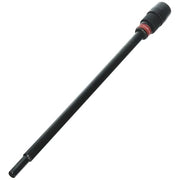Black 12-inch hex extension with QUIK-LOK connector and red band near the top end.